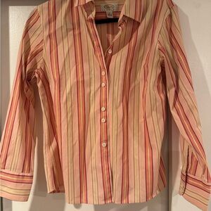 Talbots Multicolor Striped Blouse